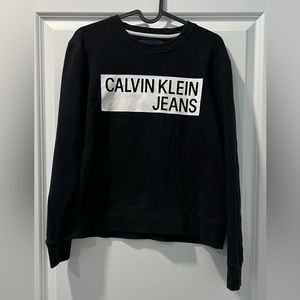 Calvin Klein Jeans Black Logo Sweatshirt